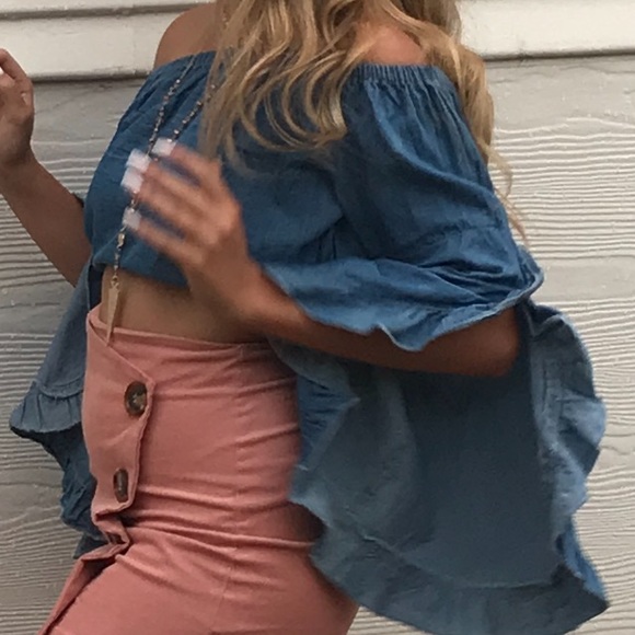 Denim top - Picture 2 of 3
